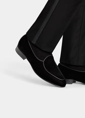 Black Tuxedo Slip-On