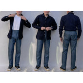 Aristocrat Shirt - NOS Double Indigo Twill - Last One - Size Medium