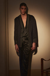 Cassio Shirt In Silk And Viscose Satin