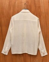 Hand Embroidered Lotus Shirt