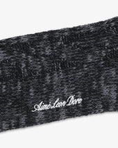 Cable Knit Hiking Sock