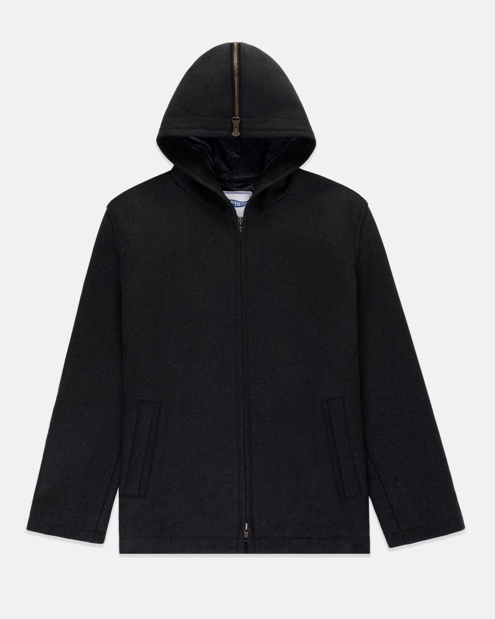 Grey Melton Wool Zermatt Jacket