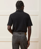 Lightweight Mini Waffle Polo
