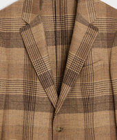 Italian Wool-Silk Glen Plaid Sport Coat