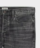 Slim Selvedge Jean in Charcoal