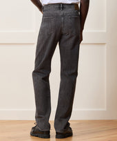 Straight Fit Jean in Charcoal