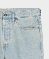 Straight Fit Selvedge Jean in Light Indigo