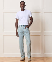 Straight Fit Selvedge Jean in Light Indigo