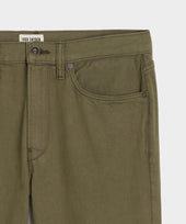 Straight Garment-Dyed Jean in Olive