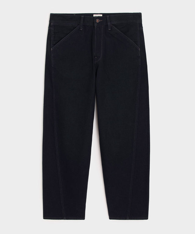 Relaxed Barrel Jean in Black
