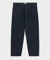 Relaxed Barrel Jean in Indigo Rinse