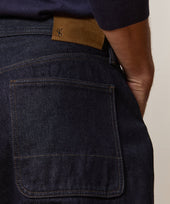 Relaxed Barrel Jean in Indigo Rinse