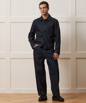 Relaxed Barrel Jean in Indigo Rinse