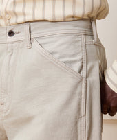 Relaxed Barrel Jean in Stone