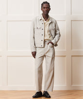 Relaxed Barrel Jean in Stone