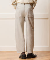 Relaxed Barrel Jean in Stone