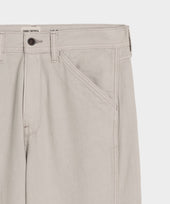 Relaxed Barrel Jean in Stone