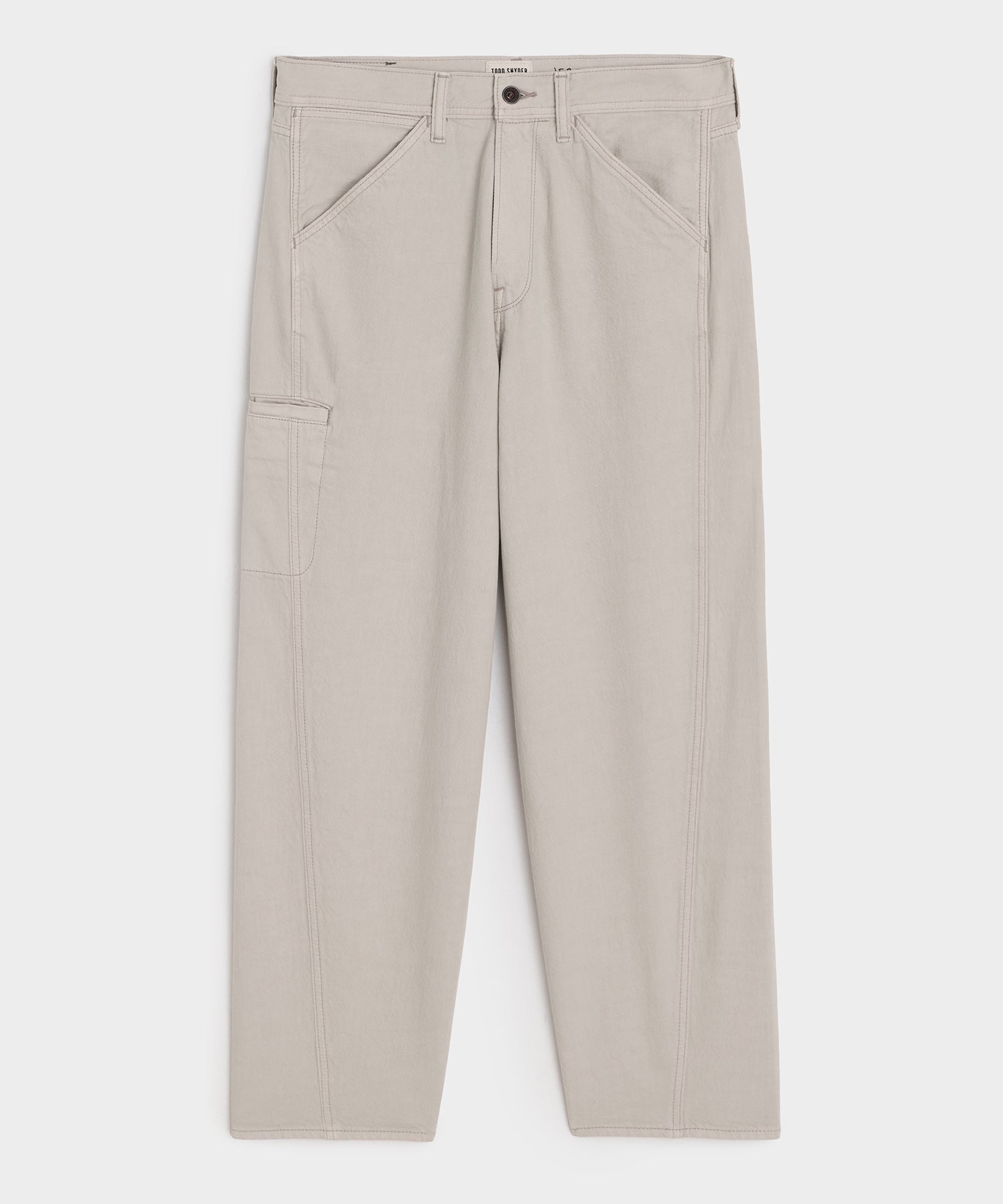 Relaxed Barrel Jean in Stone