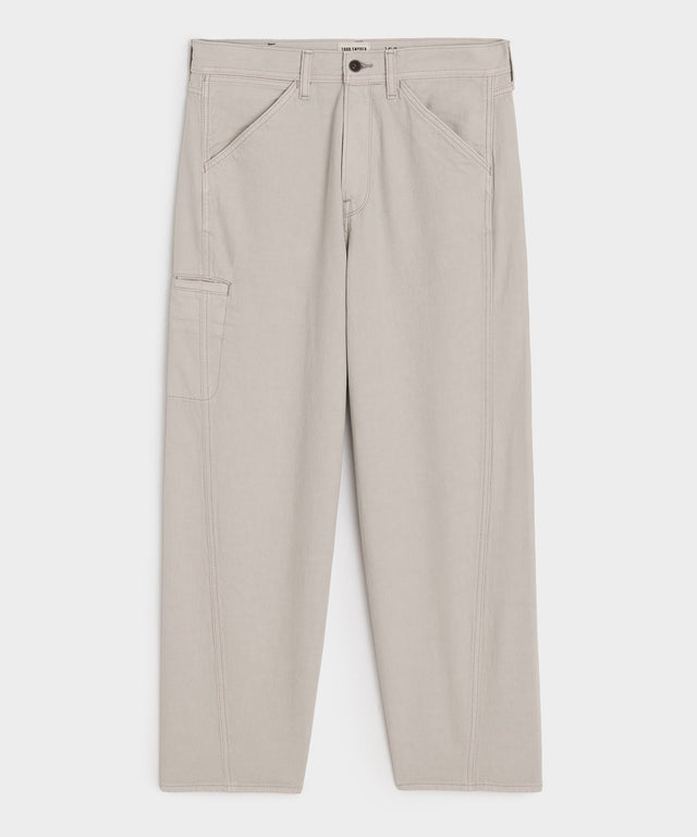 Relaxed Barrel Jean in Stone