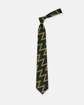 Made In Usa Zig Zag Non Crease Silk Tie