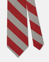 Made-in-USA Old Fettes Loretto Non-Crease Silk Tie