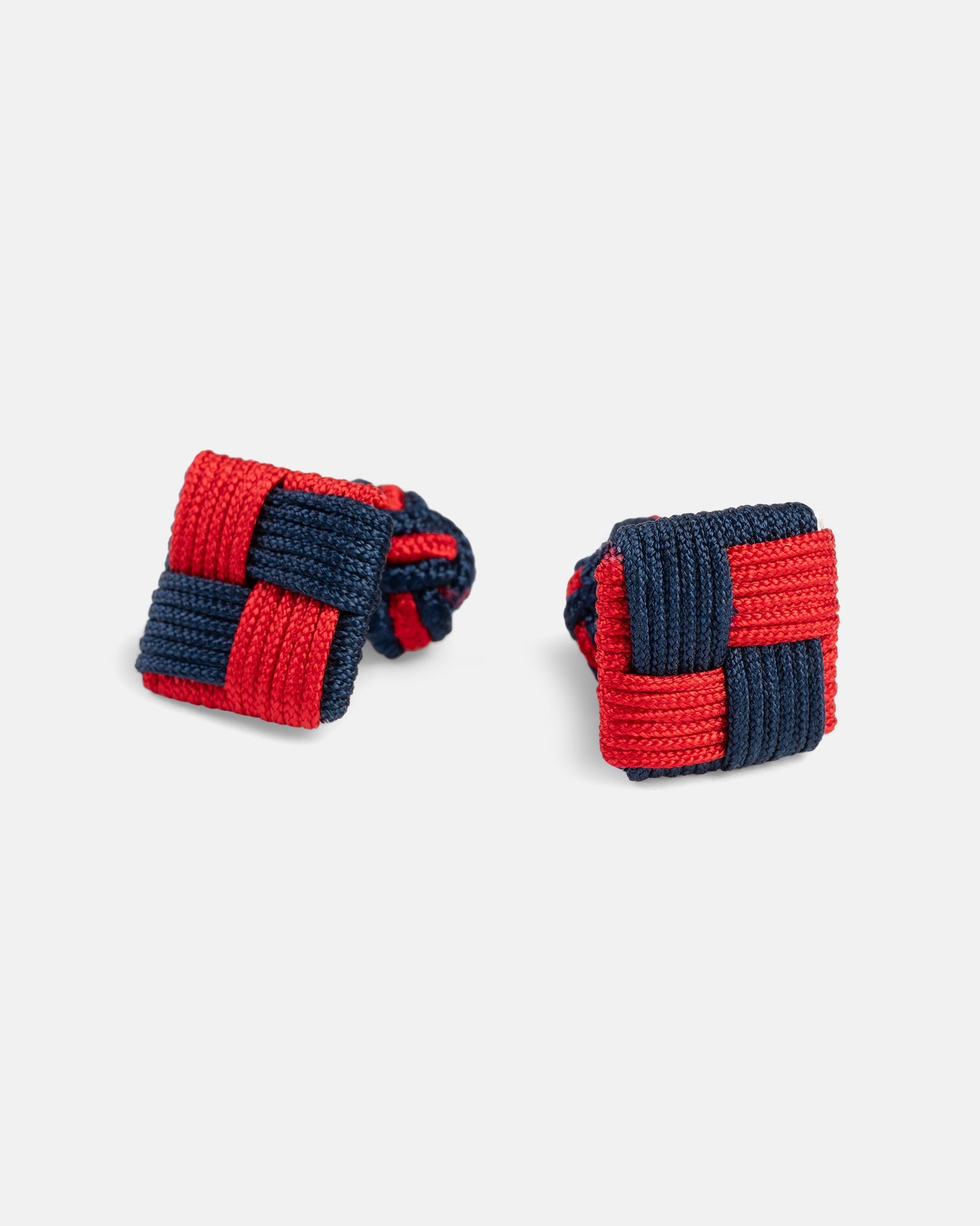 Red Combo Knot Cufflinks