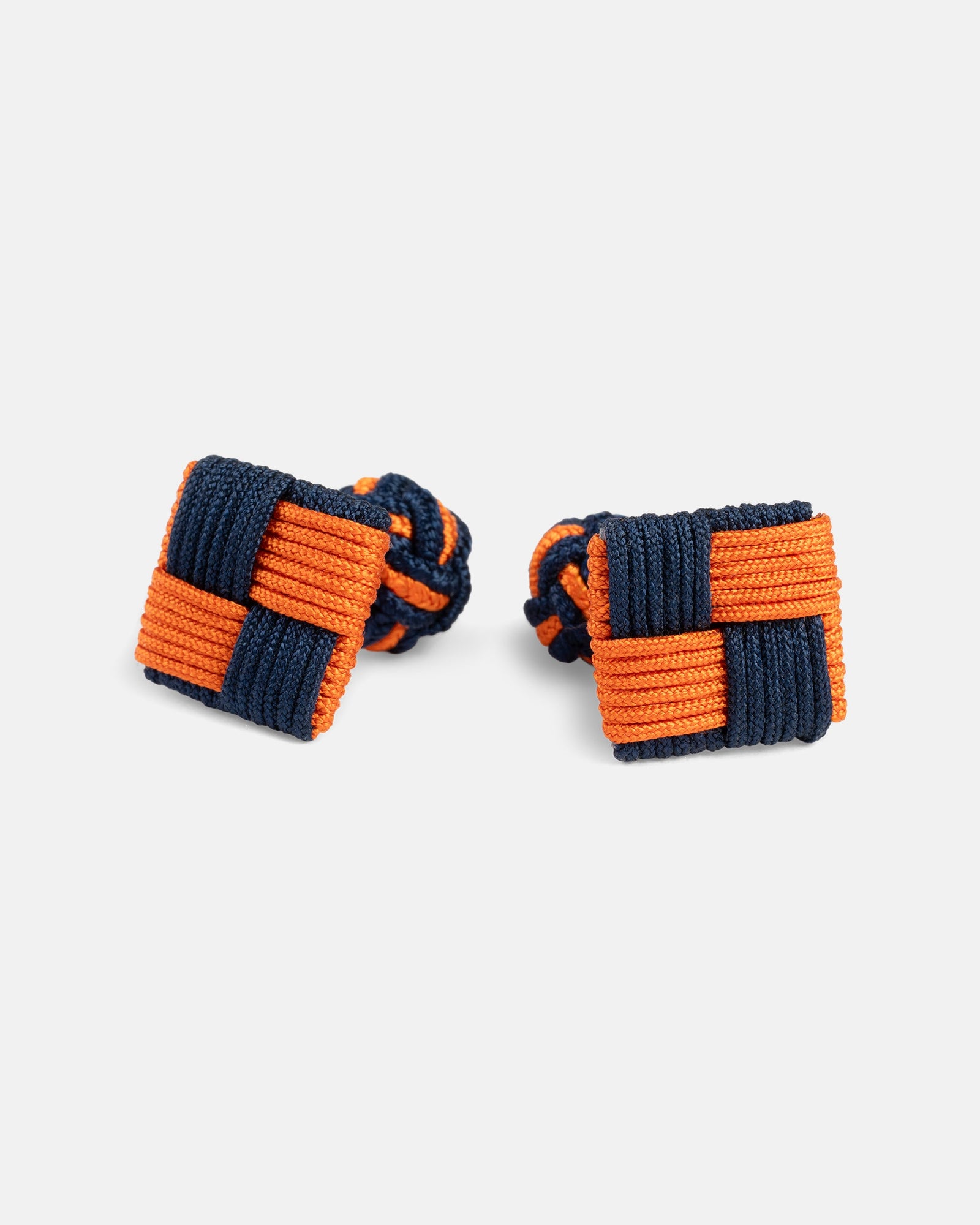 Navy Combo Knot Cufflinks