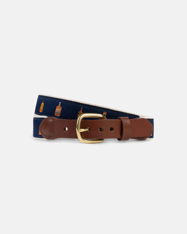 Made In Usa Whiskey Motif Belt