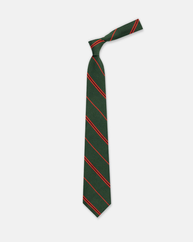 Made In Uk 11th London Regiment Silk Repp Tie