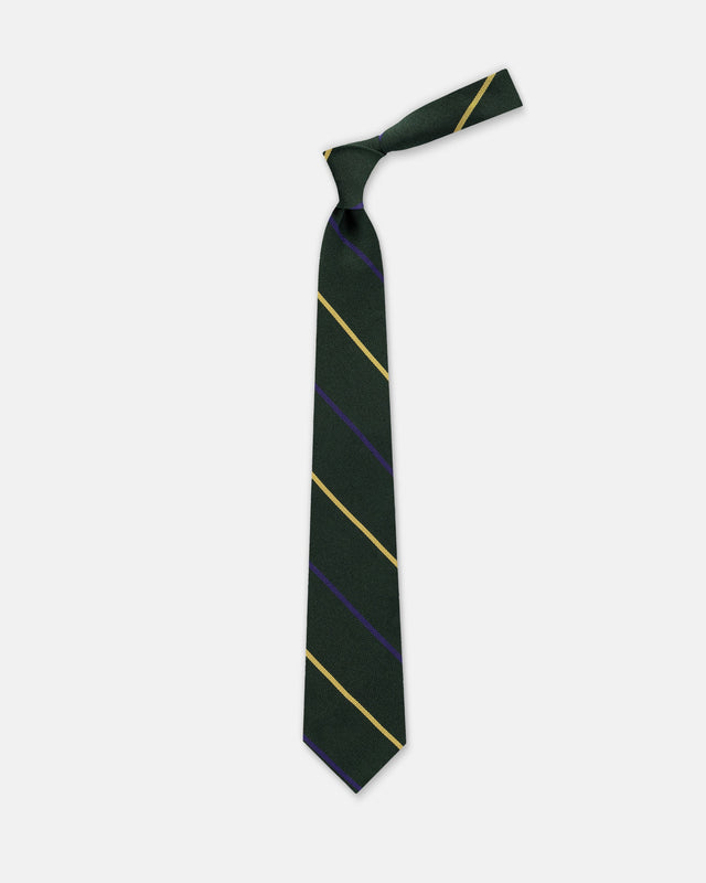 Made In Uk 3rd County Of London Yeomanry Silk Repp Tie