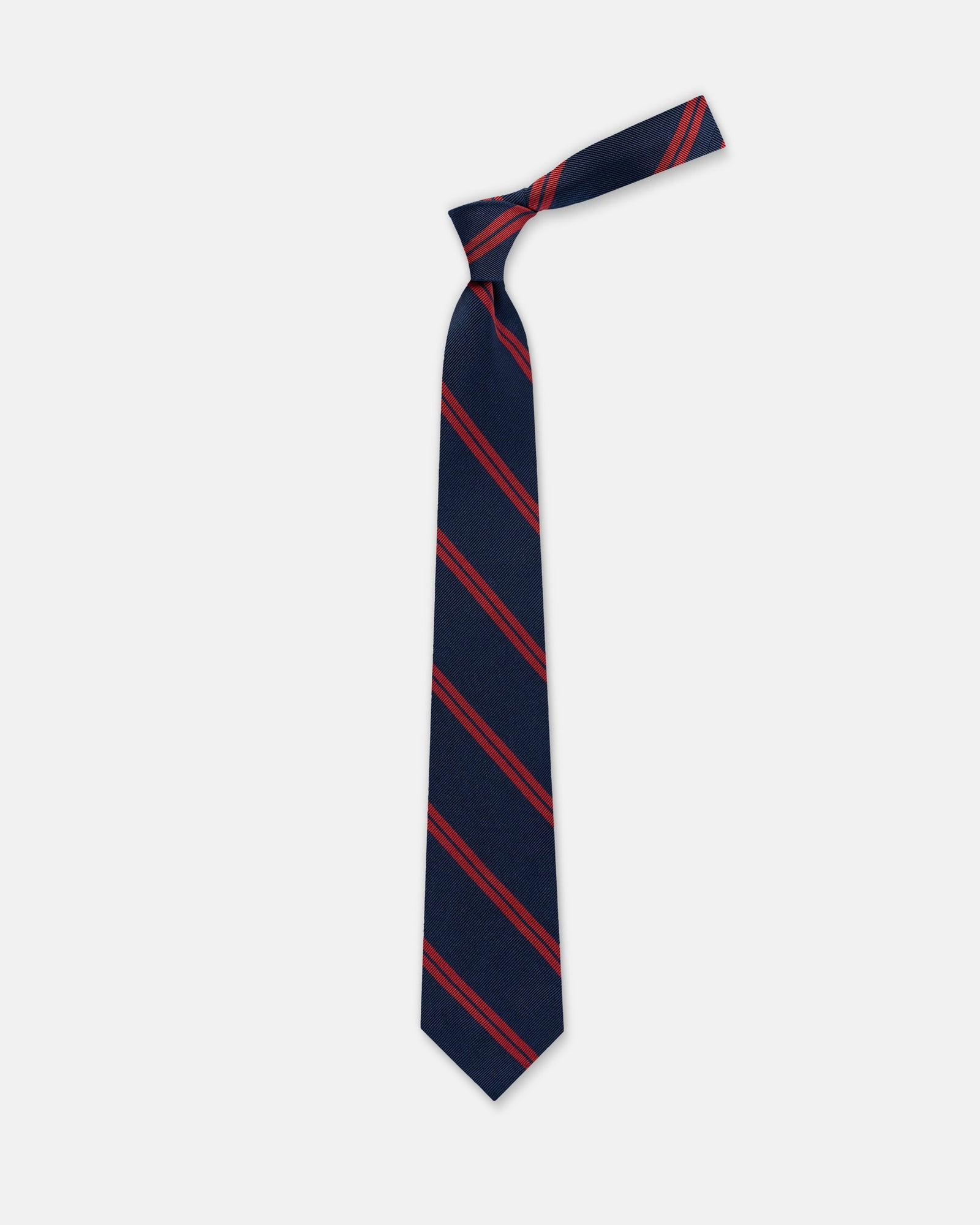 Made In Uk Derbyshire Yeomanry Silk Repp Tie