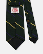 Made In Uk 3rd County Of London Yeomanry Silk Repp Tie