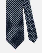 Made In Uk Daisy Floral Foulard Tie