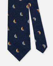 Made In Uk Sail Boats Club Tie