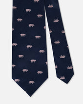 Made In Uk Small Pig Club Tie