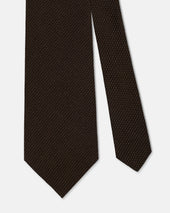 Made In Uk Solid Grenadine Tie