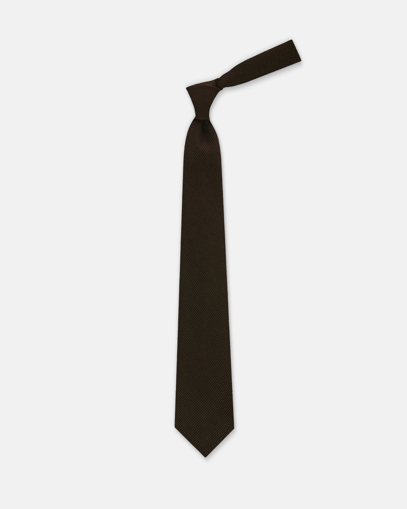 Made In Uk Solid Grenadine Tie