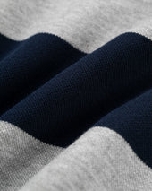 Relaxed Fit Wide Stripe Polo