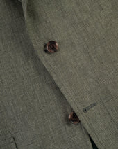Made In Usa Mini Houndstooth Linen Sport Coat
