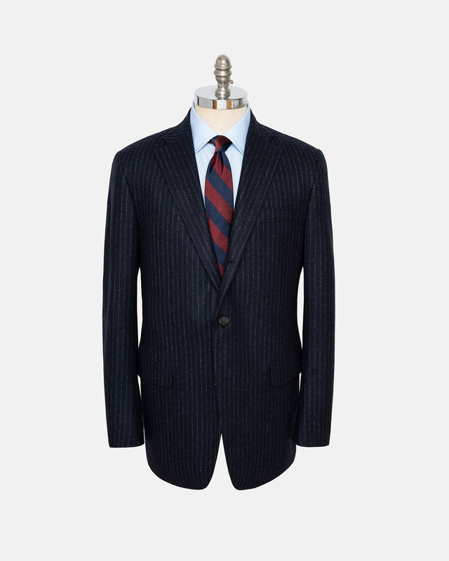 Made In Usa Chalkstripe Fox Flannel Suit