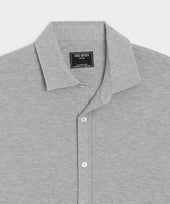 Cotton-Cashmere Pique Dress Shirt