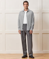 Cotton-Cashmere Pique Dress Shirt