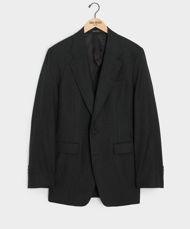 Italian Flannel Pinstripe Wythe Jacket