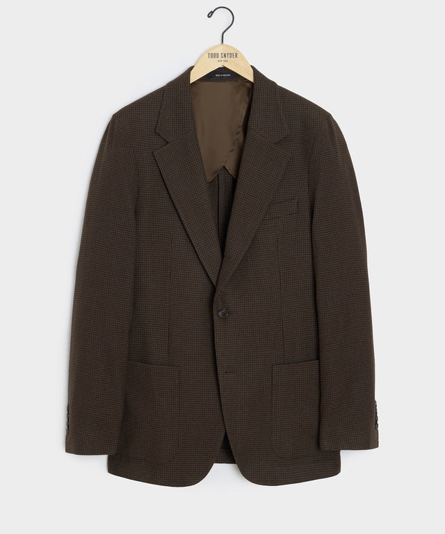 Italian Flannel Houndstooth Madison Jacket