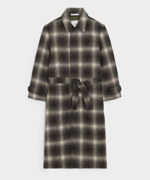 Italian Wool-Alpaca Belted Overcoat