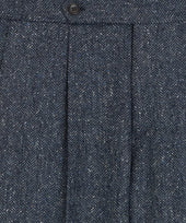 Italian Donegal Herringbone Side Tab Trouser