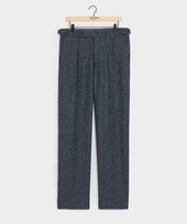 Italian Donegal Herringbone Side Tab Trouser