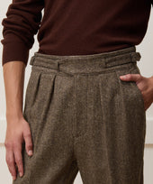Italian Donegal Herringbone Gurkha Trouser
