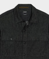 Denim Cape Shirt