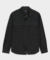 Denim Cape Shirt